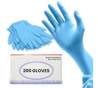RAP Gloves Professional Nitrile Powder Free Multi Purpose Gloves, Extra Strong Disposable Examination Vinyl Free Gloves, Surgical Powder Free Disposable Gloves (200, XXL)