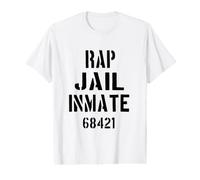 Rap Prisoner Halloween Costume Funny Inmate Rapper Hip Hop Value Graphic T-Shirt