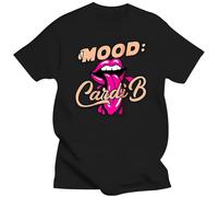 Rap Rapper Fans Gift Tee Mood Cardi B T Shirt Black