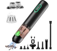 RapAir Handheld Vacuum Cleaner Cordless, 4-in-1 Portable Mini Car Vacuum Cleaner with 20000Pa Powerful, Car Vacuum with 3 Suction Modes, Type-C Charge, Large-Capacity Battery for Home, Office, Car