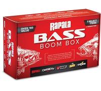 Rapala Bass Boom Box, Curated Bass Lure Selection Includes Seven Hand-Picked bass Lures Plus one Bonus Item, Featuring top Brands Like Rapala, VMC, Crush City, Sufix, and Storm