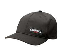 Rapala, Black Crushcity Snapback RCCBLSP Polyester Cap, Fishing Equipment, One Size, Ideal for Fishing Enthusiasts