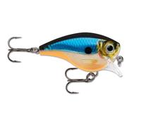 Rapala BX Brat Bill Square Lure with Two No. 6 Hooks, 0.9 m Swimming Depth, 5 cm Size, Blue Ghost