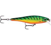 Rapala BX Minnow Lure with Two No. 4 Hooks, 0.9-1.5 m Swimming Depth, 10 cm Size, Firetiger