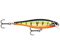 Rapala BX Minnow Lure with Two No. 6 Hooks, 0.6-1.2 m Swimming Depth, 7 cm Size, Legendary Perch