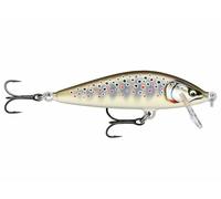 Rapala Fishing Lure Countdown Elite - 7.5 cm 10 g Sinking, Balsa - Gilded Brown Trout