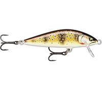 Rapala - Countdown Elite Fishing Lure - Balsa Construction - Soft Water Lure - Swimming Depth 3ft - Size 5.5cm / 5g - Made in Estonia - Gilded Mediterranean Trout