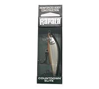 Rapala - Countdown Elite Fishing Lure - Fishing Tackle Made of Balsa Wood - Freshwater Spinning Bait - Sinking - Running Depth: 1,2m - Size: 7,5cm / 10g - Made in Estonia - Gilded Silver Shad
