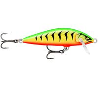 Rapala - Countdown Elite Fishing Lure - Fishing Gear with Balsa Construction - Sinking Freshwater Lure - Swim Depth 0.9 m - Size 5.5 cm/5 g - Made in Estonia - Gilded Fire Tiger