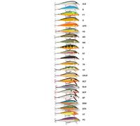 Rapala Countdown Lure Fishing Plug Weighted Balsa Slow Rolling VMC Hookbait, 7cm