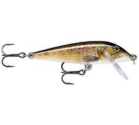 Rapala CountDown Lure with Two No. 5 Hooks, 2.1-3 m Swimming Depth, 9 cm Size, Live Brown Trout