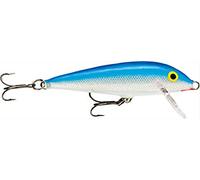 Rapala CountDown Lure with Two No. 7 Hooks, 1.5-2.4 m Swimming Depth, 7 cm Size, Blue