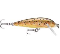 Rapala CountDown Lure with Two No. 10 Hooks, 0.9-1.8 m Swimming Depth, 5 cm Size, Brown Trout