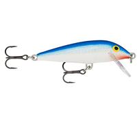 Rapala CountDown Lure with Two No. 7 Hooks, 1.5-2.4 m Swimming Depth, 7 cm Size, Blue
