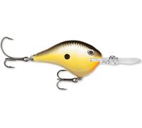 Rapala Dives-To Series Lure with Two No. 3 Hooks, 4.8 m Swimming Depth, 7 cm Size, Old School