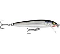 Rapala Original Floater Elite, Balsa Minnow Lure, Topwater and Shallow Hard Bait, Trout Bass and Walleye, 3-1/4", Gilded Silver