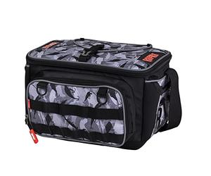 Rapala, Fishing Bag with Storage Compartments LureCamo Tackle Bag, Fishing Accessories Lite Size, Waterproof Material, Adjustable Padded Shoulder Strap, Multiple Compartments, 35 x 25 x 22 cm,