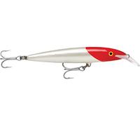 Rapala Floating Magnum Lure with Two No. 1/0 Hooks, 14 cm Length, Red Head