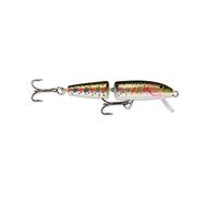 Rapala Jointed Lure with Two No. 3 Hooks, 1.2-2.4 m Swimming Depth, 11 cm Size, Rainbow Trout