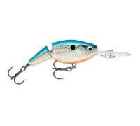Rapala Fishing Lure Jointed Shad Rap - Two No. 3 Hooks, 2.1-4.5 m Depth, 9 cm - Chrome