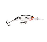 Rapala Fishing Lure Jointed Shad Rap - Two No. 3 Hooks, 2.1-4.5 m Depth, 9 cm - Chrome