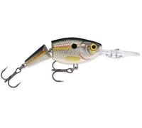 Rapala Jointed Shad Rap Lure with Two No. 3 Hooks, 2.1-4.5 m Swimming Depth, 9 cm Size, Legendary Perch