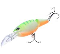 Rapala (JSR07GTU) Jointed Shad Rap 07 Green Tiger UV Lure