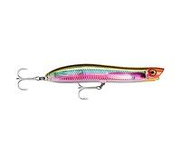 Rapala MaxRap Walk'n Roll Lure with Two No. 2 Hooks, Surface Swimming Depth, 13 cm Size, Ghost Sandeel