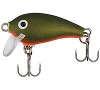 Rapala Mini Fat Rap Fishing Lure - Compact Body in Soft Water Balsa - Swimming Depth 0.9 to 1.8 m - 3 cm / 4 g - Made in Estonia Green Army UV Adult Unisex - Standard