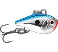 Rapala Nano Rap Fishing Lure, Ultra-Lightweight Minnow Lure for Freshwater and Saltwater, Realistic Design and Smooth Swimming Action, Chrome Blue
