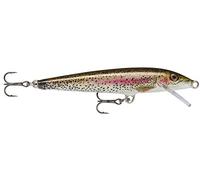 Rapala Original Floater Lure – 9 cm, 0.9–1.5 m swimming depth, Two No. 7 Hooks – Live Rainbow Trout