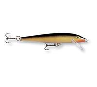 Rapala Original Floater Lure with Three No. 6 Hooks, 1.2-1.8 m Swimming Depth, 11 cm Size, Gold
