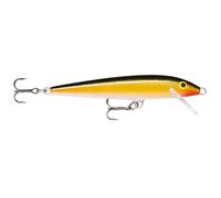 Rapala Original Floater Lure with Three No. 6 Hooks, 1.2-1.8 m Swimming Depth, 11 cm Size, Gold