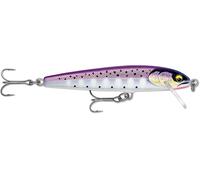 Rapala Original Floater Elite, Balsa Minnow Lure, Topwater and Shallow Hard Bait, Trout Bass and Walleye, 3-1/4", Gilded Purple Descent
