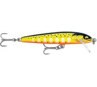 Rapala Original Floater Elite, Balsa Minnow Lure, Topwater and Shallow Hard Bait, Trout Bass and Walleye, 3-1/4", Gilded Hot Steel