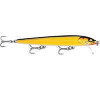 Rapala Original Floater Elite, Balsa Minnow Lure, Topwater and Shallow Hard Bait, Trout Bass and Walleye, 4-3/4", Gilded Gold Shad