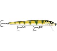Rapala Original Floater Elite, Balsa Minnow Lure, Topwater and Shallow Hard Bait, Trout Bass and Walleye, 4-3/4", Gilded Yellow Perch