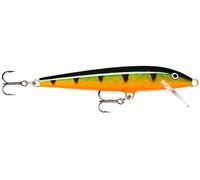 Rapala Original Floater Lure with Two No. 7 Hooks, 0.9-1.5 m Swimming Depth, 9 cm Size, Legendary Perch