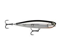 Rapala, Precision Xtreme Pencil Fishing Lure, Size: 8.6cm/12g, Floating Sea Lure, Swimming Depth: Surface, Plastic Fishing Tackle - Silver S