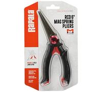 Rapala RCD Magnetic Pliers, 15 cm Length, Black/Red