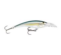 Rapala Scatter Rap Tail Dancer Lure with Two No. 4 Hooks, 3.3-5.7 m Swimming Depth, 9 cm Size, Bleak