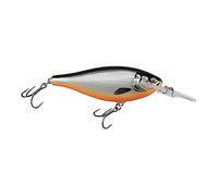 Rapala, Shad Rap Elite Fishing Lure, Size: 7.5cm/12g, Freshwater Floating Lure, Swimming Depth: 2.4-2.7m, Balsa Fishing Tackle Gilded Silver Shad gDSS