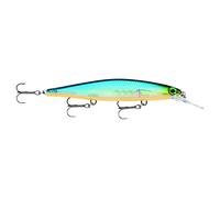 Rapala Shadow Rap Deep Lure with Three No. 6 Hooks, 1.2-2.4 m Swimming Depth, 11 cm Size, Blue Ghost