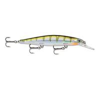 Rapala Shadow Rap Deep Lure with Three No. 6 Hooks, 1.2-2.4 m Swimming Depth, 11 cm Size, Yellow Perch