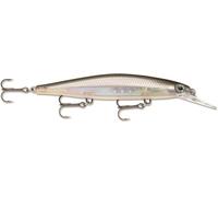 Rapala Shadow Rap Deep Lure with Three No. 6 Hooks, 1.2-2.4 m Swimming Depth, 11 cm Size, Ghost Shiner