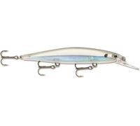 Rapala Shadow Rap Deep Lure with Three No. 6 Hooks, 1.2-2.4 m Swimming Depth, 11 cm Size, Albino Shiner