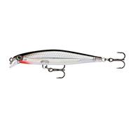 Rapala Shadow Rap Lure with Two No. 8 Hooks, 0.7 m Swimming Depth, 7 cm Size, Silver