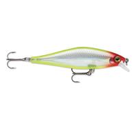 Rapala Shadow Rap Shad Lure with Two No. 6 Hooks, 0.9-1.2 m Swimming Depth, 9 cm Size, Clown