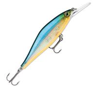 Rapala Shadow Rap Shad Deep Lure with Two No. 6 Hooks, 1.5-1.8 m Swimming Depth, 9 cm Size, Blue Ghost