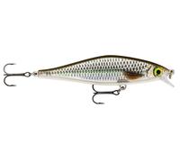 Rapala Shadow Rap Shad Lure with Two No. 6 Hooks, 0.9-1.2 m Swimming Depth, 9 cm Size, Live Roach